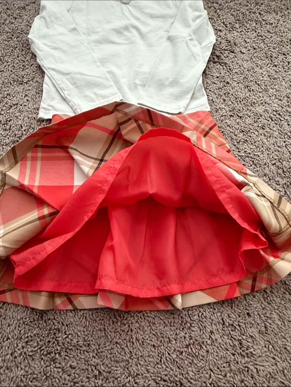 Janie and Jack Off-White Knit Tee & Skirt - Picture 8 of 8